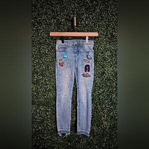 Cat & Jack Blue Jeans with Colorful Patches